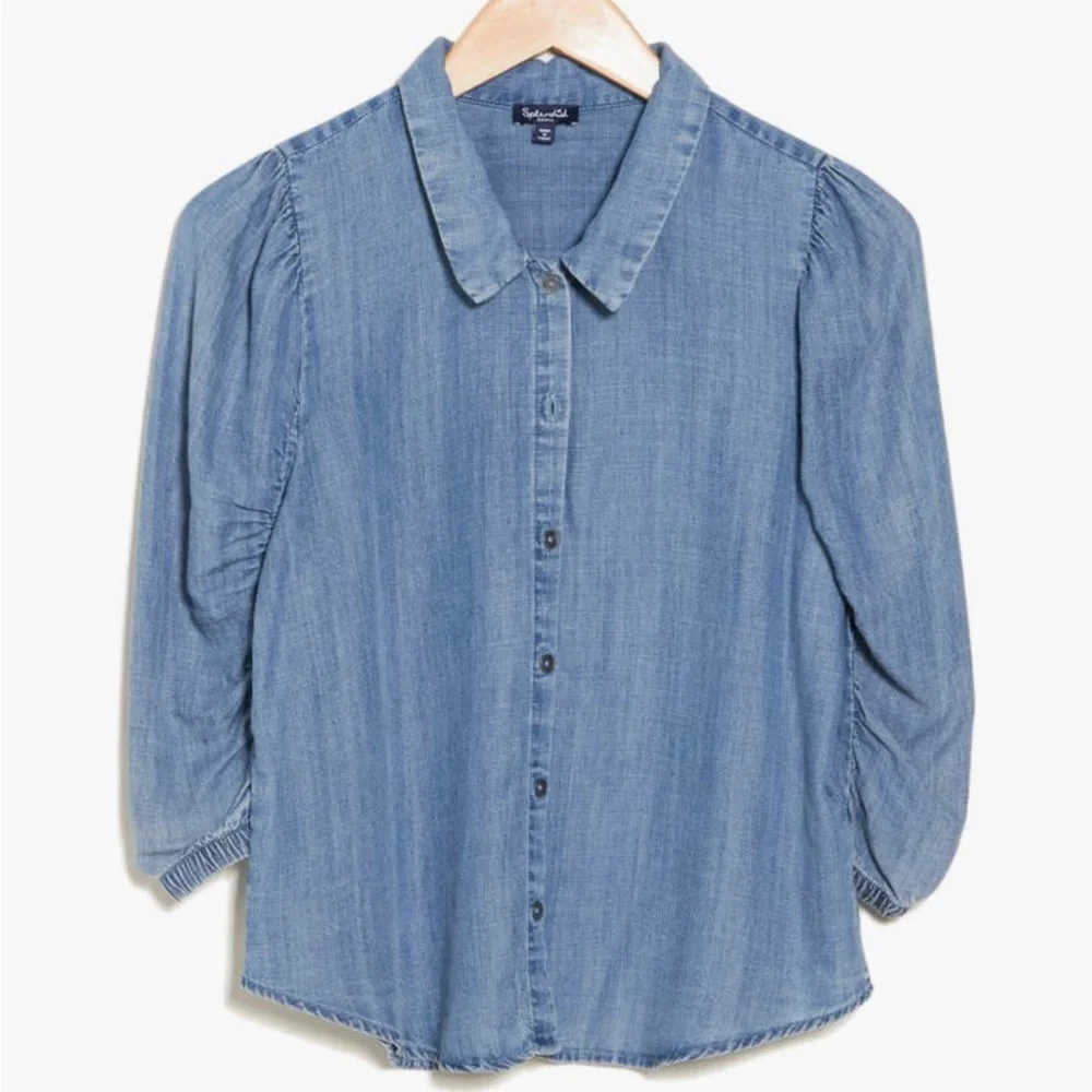 SPLENDID NWT TOULOUSE PUFF SLEEVE SHIRT SIZE SMALL - Picture 3 of 3